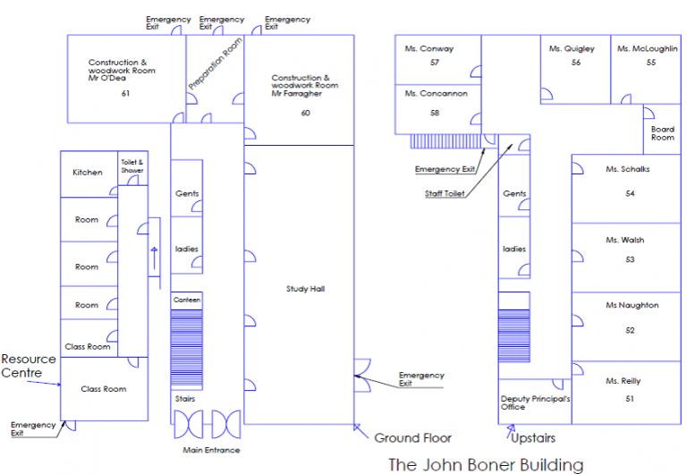 presentation college map